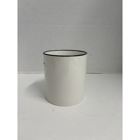 Threshold T Monogram Coffee Mug White, Black, Gold - Picture 4 of 7